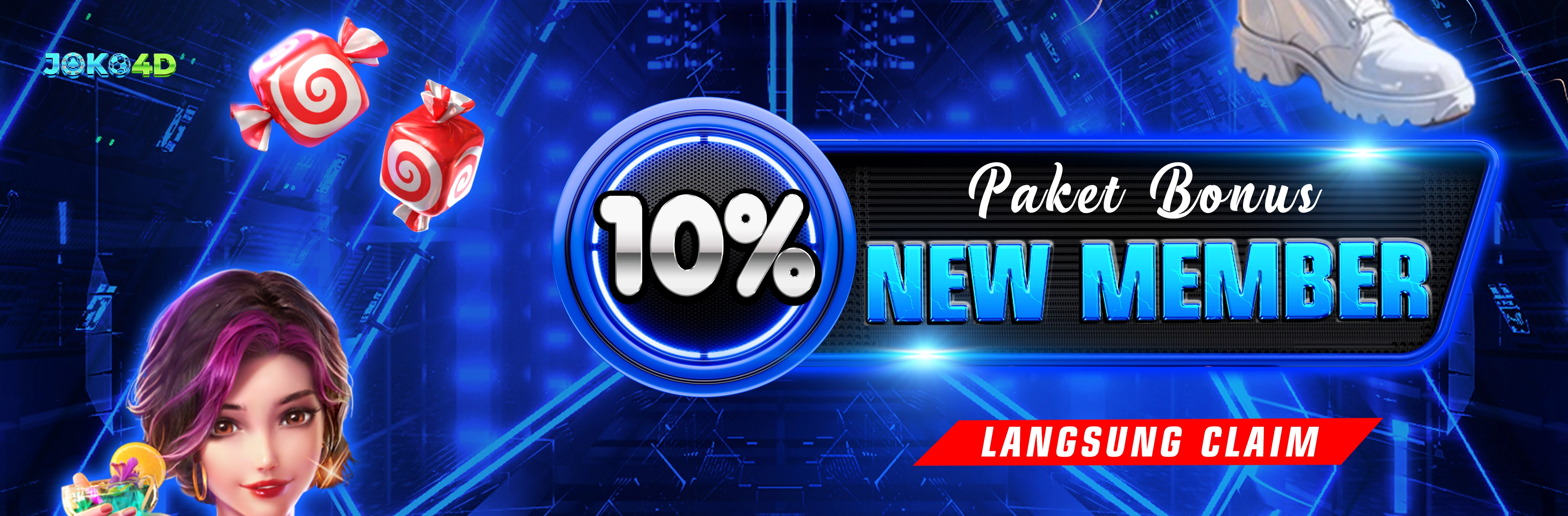 BONUS NEW MEMBER 10%